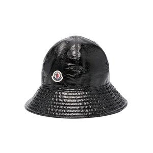 몽클레르 로고 패치 하이 샤인 버킷 햇, M(KR 600), 블랙계열