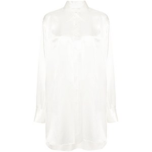 메종 마르지엘라 실크 새틴 셔츠, 화이트계열, Italy 40(KR 55)