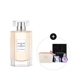 [코익퍼퓸] 레 플레르 드 랑방 써니 매그놀리아 EDT 90ML(샘플 1종+미니 1종+메이크업 파우치+쇼핑백), 없음, 단일속성, 없음