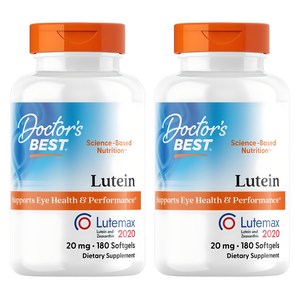 닥터스베스트 루테인 20mg 소프트젤, 180정, 2개