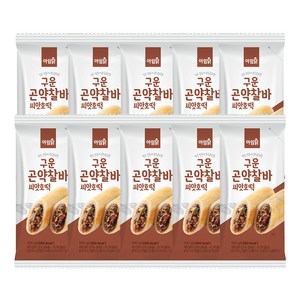 [아임닭] 쫀득쫀득 구운 씨앗호떡 곤약찰바, 100g, 10개