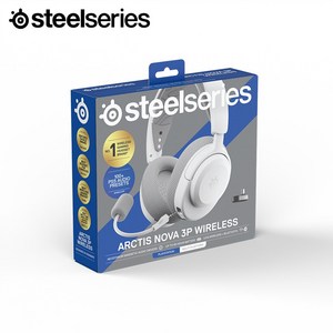 스틸시리즈 Arctis Nova 3PW 무선 게이밍 헤드셋 [Black or White or Aqua or Lavender]