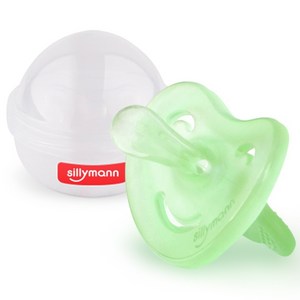실리만 국내생산 실리콘 노리개 젖꼭지(1단계) 투명녹색, 투명녹색, 1단계(0~4개월 ..., 1세트