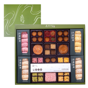 온미당 기름0% 구운유과 명절 한과 선물세트 (쇼핑백 포장), 460g, 1세트