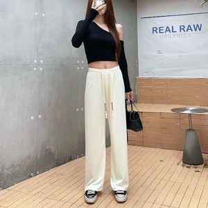 데이모드 날씬해보이는 아이스 여성 긴바지 와이드 팬츠 쫀득 쿨팬츠