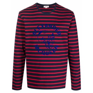 알렉산더맥퀸 스트라이프 긴소매 티셔츠