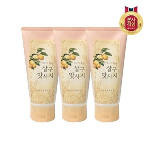 LG생활건강 온더바디 살구 스크럽 앤 클렌징 폼 120g x3개, 상세 설명 참조, 3개