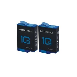 고프로 히어로 10 용 배터리 세트 블랙 액션 카메라 박스 포함 2600mAh, 03 2pcs Battey, 2개