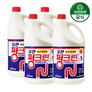 펑크린 배수구세정제, 4L, 4개