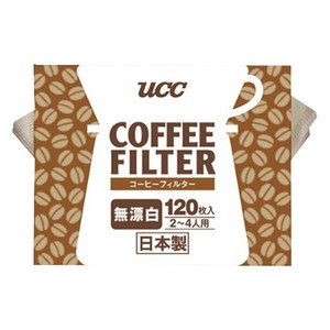유씨씨 커피 필터 2-4인용 브라운, 120개, 1개
