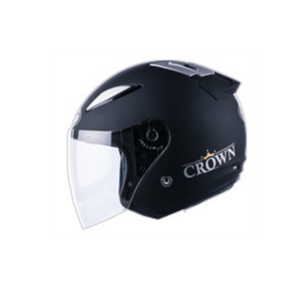 오토바이 헬멧 SST 헬멧 크라운 무광블랙 오픈페이스 하프페이스