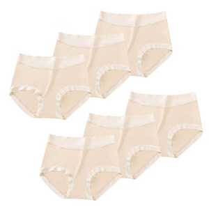 더잘 스판 여성 팬티 6종세트 M~6XL ( 44 ~ 빅사이즈 )