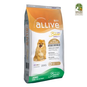 대주펫푸드 전연령 강아지 올리브 베이직 스몰바이트 건식사료, 1개, 20kg, 닭