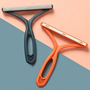 1+1 휴대용 먼지 보풀제거기 강아지 고양이 털제거기, 1세트, 코랄+네이비