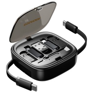 Essager 60W 충전 케이블 어댑터 9 in 1 휴대용 멀티박스