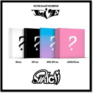 [CD] IVE (아이브) - THE 2nd EP : IVE SWITCH [4종 중 1종 랜덤발송] : ON & OFF & SPIN OFF ver. : 포토...