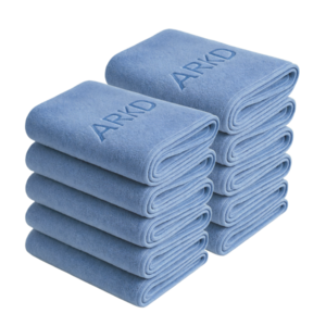 아크디 먼지없는 호텔 고급 수건, 블루, 10개