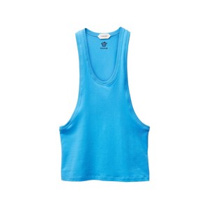 베르사체 코튼 저지 탱크 탑, 블루계열, Standard M(KR 100)