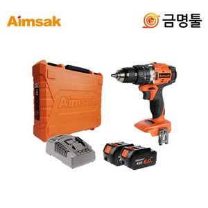 아임삭 BL22T816 충전햄머드릴 21.6V 6.0AH 2팩 BL모터 2단속도조절 BL22T806후속, 1개