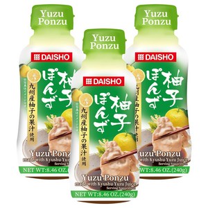 다이쇼 유자 폰즈, 240g, 3개