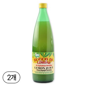 유로푸드 유기농 레몬주스, 1L, 2개