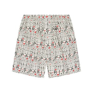 발렌시아가 파리 프린트 쇼츠