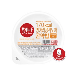 햇반 병아리콩퀴노아 곤약밥, 150g, 24개