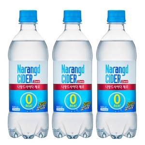 나랑드사이다 제로, 500ml, 20개