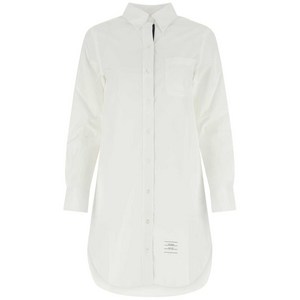 톰 브라운 버튼 다운 롱 셔츠, 화이트계열, Italy 40(KR 55)