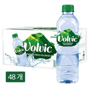 Volvic 내추럴 미네랄 워터, 500ml, 48개