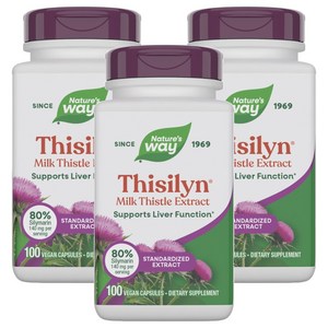 네이쳐스웨이 시슬린 리버 서포트 포뮬러 베지테리안 캡슐, 100정, 3개