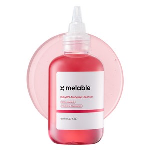 메라블 루비알엔 약산성 PDRN 기미 미백 앰플 클렌저, 150ml, 1개
