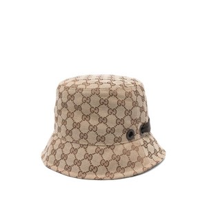 구찌 GG 패턴 버킷 햇, Standard L, 베이지계열