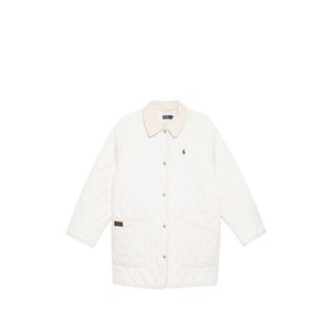 폴로랄프로렌 로고 자수 퀼팅 패딩 재킷, 베이지계열, Standard XS(KR 44)