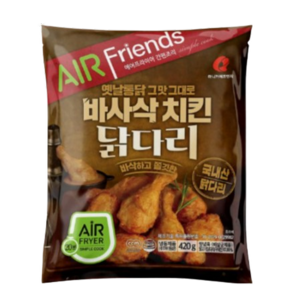 마니커에프앤지 바사삭닭다리, 420g, 4개