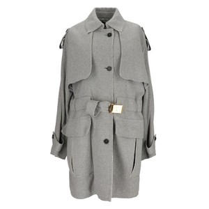 톰포드 벨트 버튼 코트