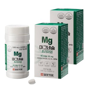 일양약품 마그네슘 프리미엄, 60정, 2개