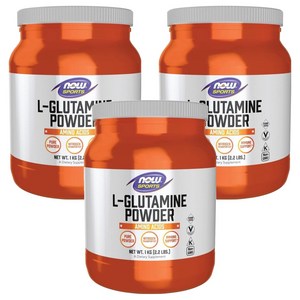 나우푸드 L-글루타민 파우더 비건, 1kg, 3개