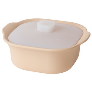 라라앤모어 말랑 실리콘 멀티찜기 600ml, 베이지, 1개, 단품