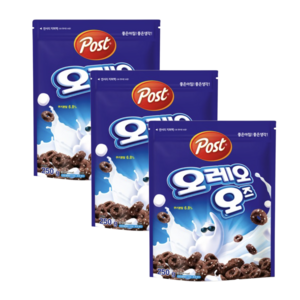 오레오오즈 시리얼, 250g, 3개