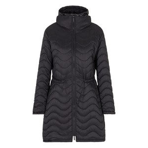 엠포리오아르마니 퀼팅 후드 코트, 블랙계열, Italy 48(KR 99)