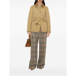 버버리 퀼팅 벨트 재킷, 베이지계열, Mid standard M