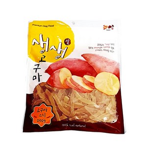 생생고구마 강아지 간식 스틱, 고구마맛, 4개