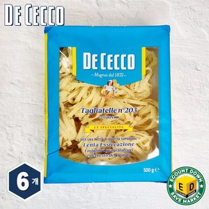 데체코 딸리아뗄레 파스타, 500g, 6개