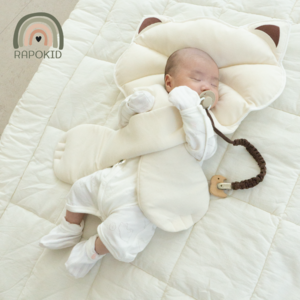 1+1라포키드 뉴감싸아나 모로반사 아기베개 짱구 태열 이탈방지 출산선물 뒤집기방지 가슴안정 두상 유아 신생아 통장베개