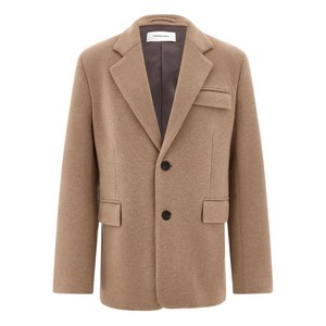 페라가모 플랩 포켓 싱글 브레스티드 블레이저, 베이지계열, IT/FR 54(KR 115)