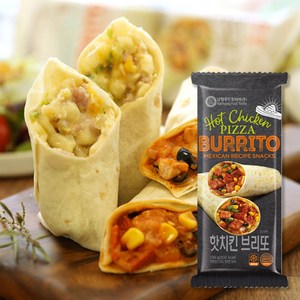 BURRITO 핫치킨 브리또, 125g, 10개