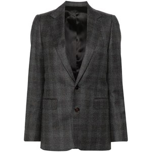 셀린느 프린스 오브 웨일즈 체크 울 블레이저