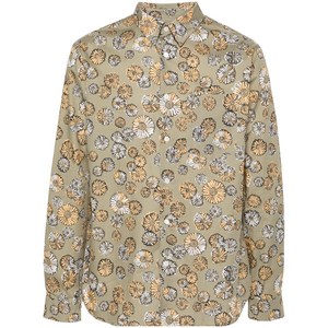 메종키츠네 플로럴 프린트 셔츠, 그린계열, Standard L(KR 105)