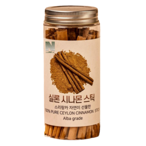 [네이스팜] 실론시나몬스틱 100g(스리랑카 시나몬 최상위 ALBA등급 계피스틱 시나몬스틱), 100g, 1개